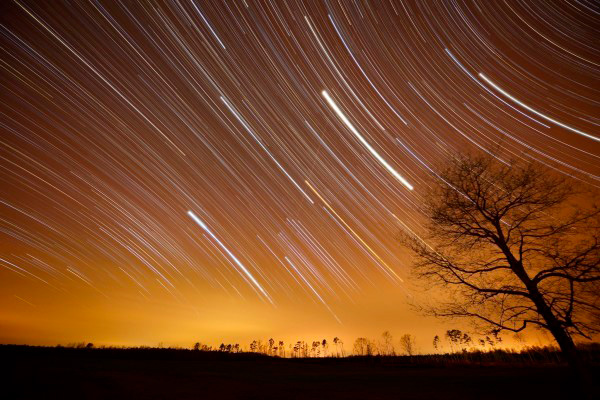 Focení pohybu hvězd - Star trails