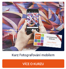 Dárkový poukaz na kurz fotografování mobilem