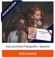 Dárkový poukaz na kurz Portrétní fotografie v ateliéru