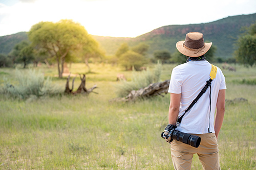 Fotograf na safari